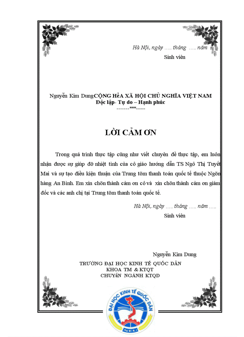 image for page Giải pháp phòng ngừa và hạn chế rủi ro trong thanh toán quốc tế tín dụng theo phương thức tín dụng chứng từ tại Ngân hàng TMCP An Bình