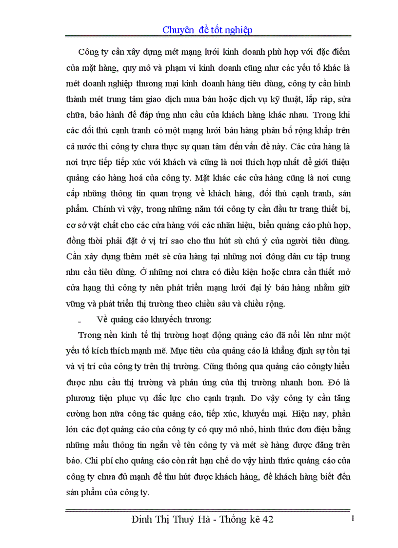 image for page Vận dụng một số phương pháp thống kê để phân tích kết quả hoạt động kinh doanh của công ty Điện máy Xe đạp Xe máy 1