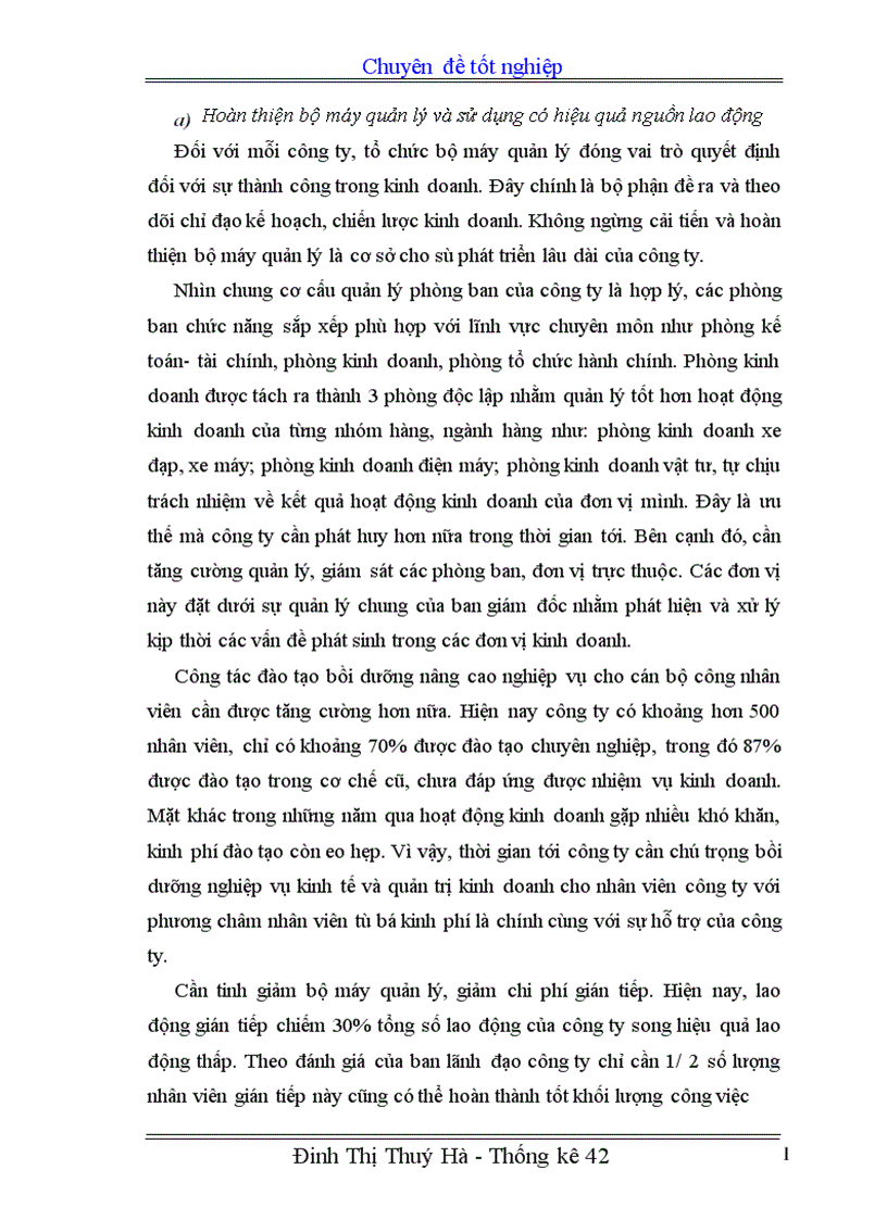 image for page Vận dụng một số phương pháp thống kê để phân tích kết quả hoạt động kinh doanh của công ty Điện máy Xe đạp Xe máy 1