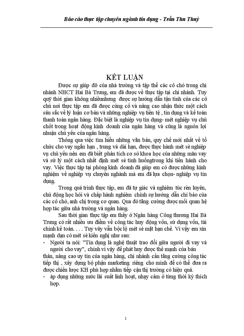 image for page Báo cáo thực tập tổng hợp của chi nhánh NHCT Hai Bà Trưng