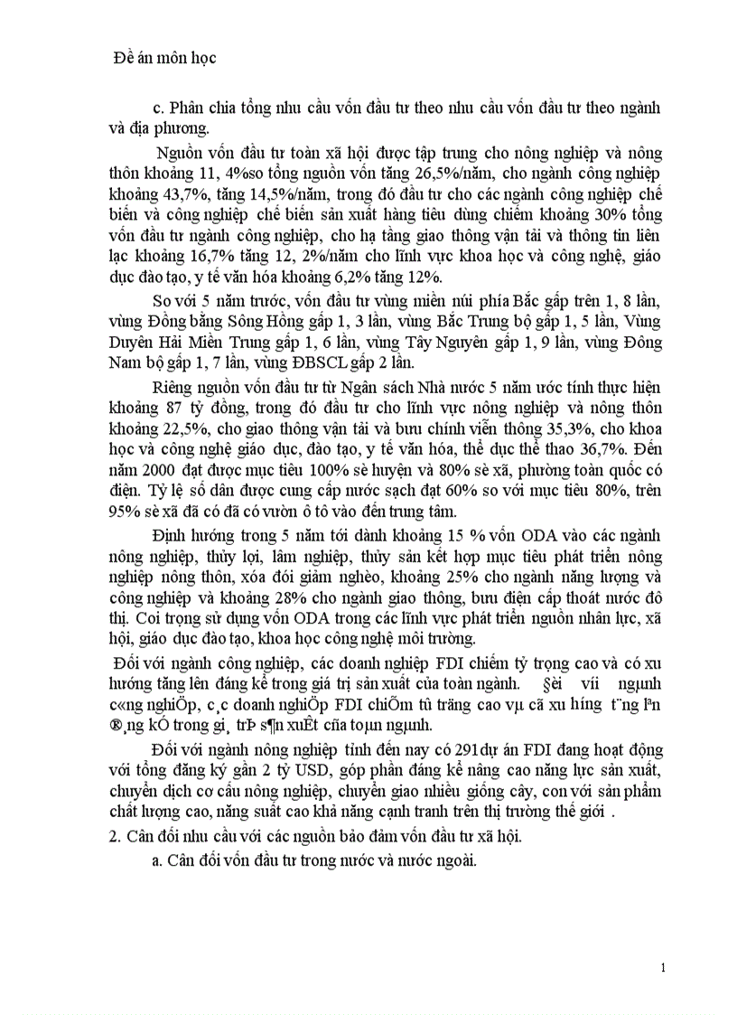 image for page Kế hoạch huy động vốn đầu tư và giải pháp huy động 1