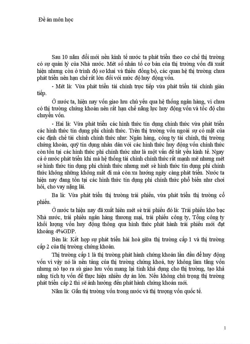 image for page Kế hoạch huy động vốn đầu tư và giải pháp huy động 1