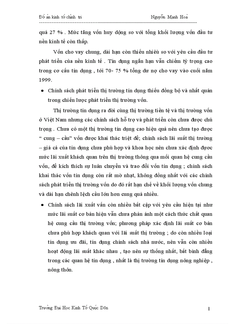 image for page Phân tích bản chất chức năng hình thức và vai trò của tín dụng trong nền kinh tế định hướng xã hội chủ nghĩa ở nước ta