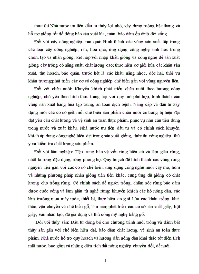image for page Thực trạng của công nghiệp hoá hiện đại hoá nông nghiệp nông thôn của nước ta hiện nay