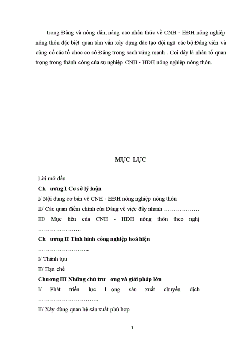 image for page Thực trạng của công nghiệp hoá hiện đại hoá nông nghiệp nông thôn của nước ta hiện nay