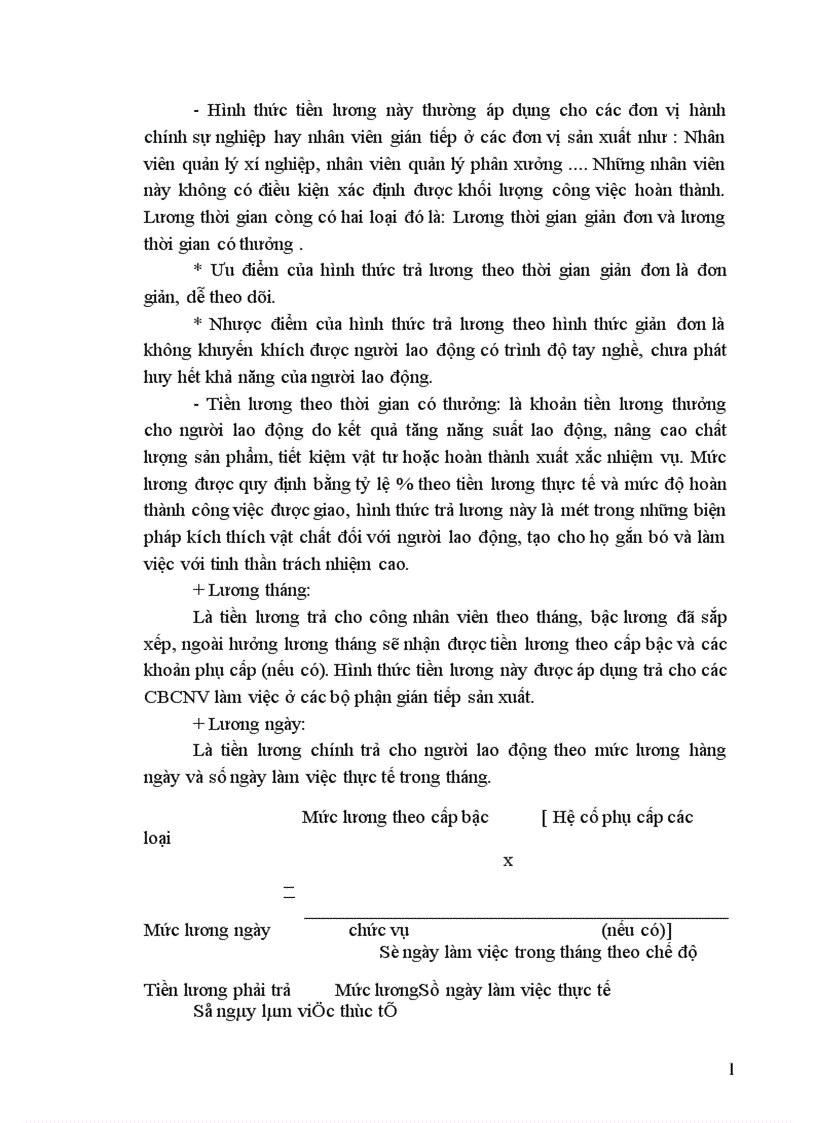image for page Tổ chức hạch toán tiền lương và các khoản trích theo lương tại Công ty cổ phần Chương Dương 1