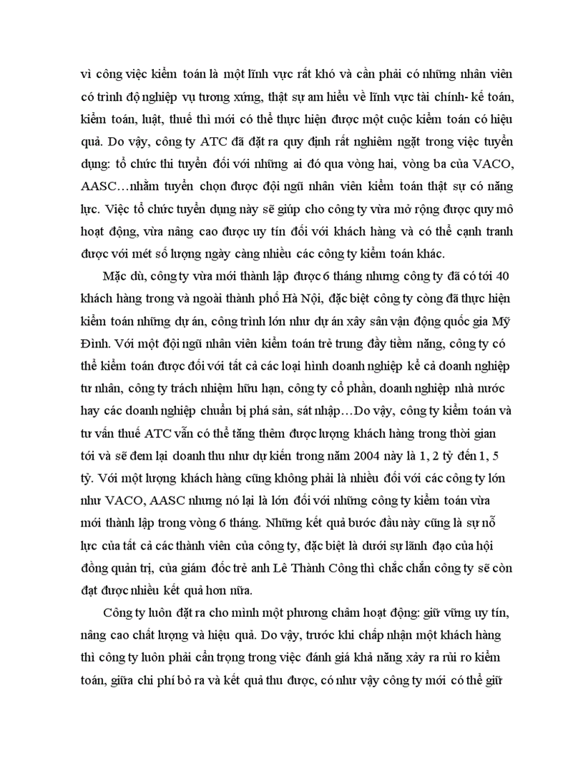 image for page Báo cáo thực tập tổng hợp của Công ty kiểm toán và tư vấn thuế 1