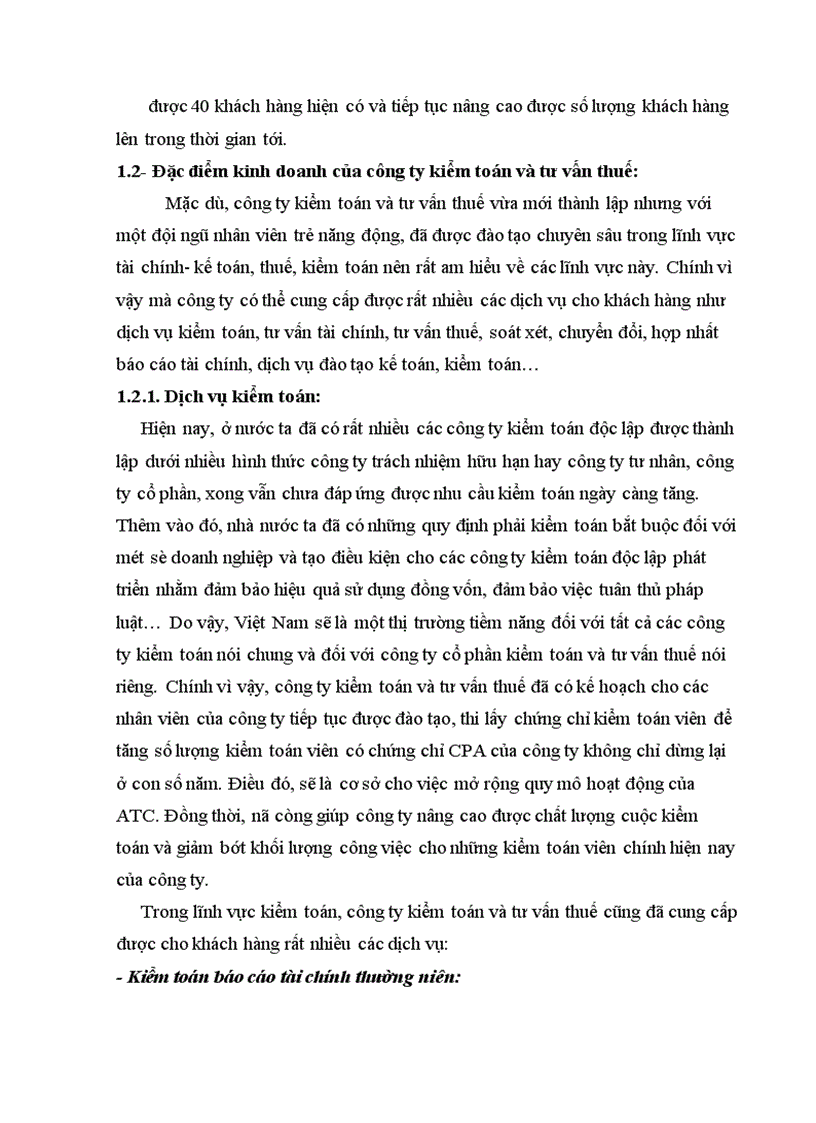 image for page Báo cáo thực tập tổng hợp của Công ty kiểm toán và tư vấn thuế 1