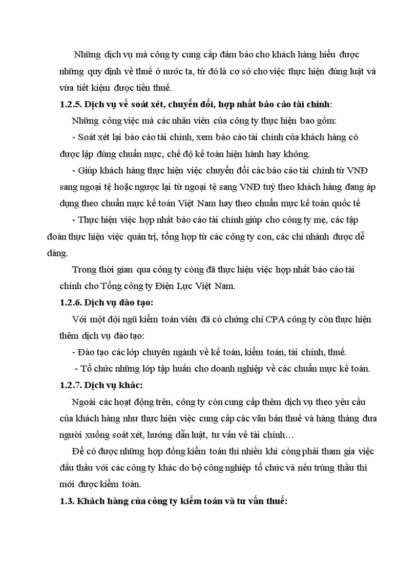 image for page Báo cáo thực tập tổng hợp của Công ty kiểm toán và tư vấn thuế 1