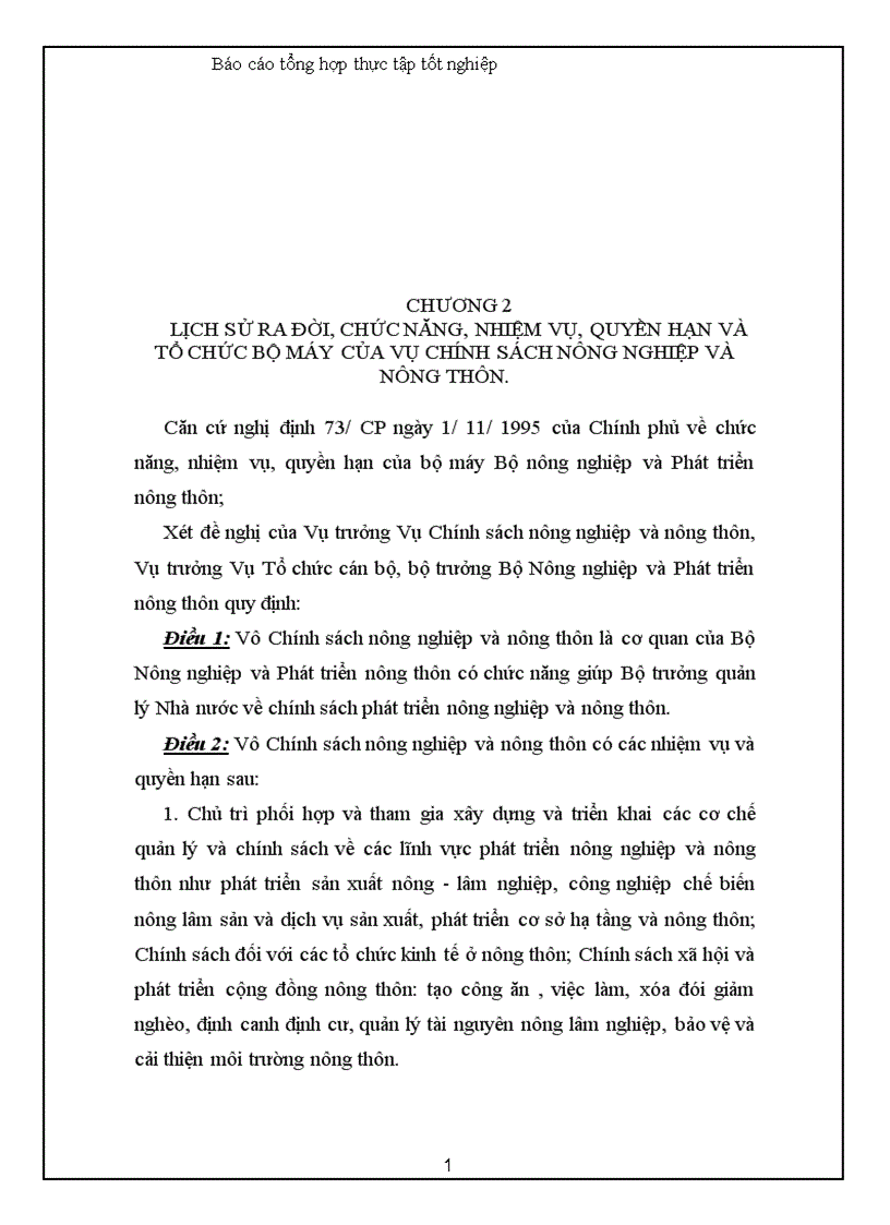 image for page Báo cáo thực tập tổng hợp của Bộ Nông nghiệp và phát triển nông thôn