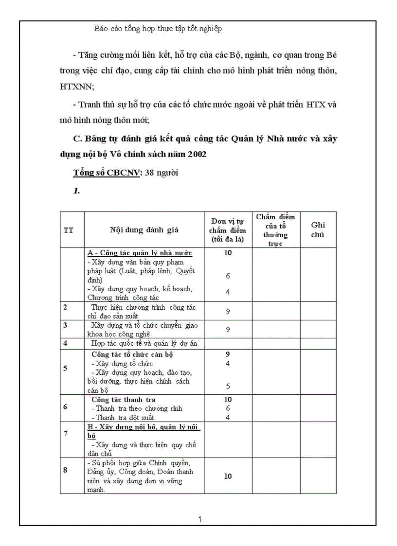 image for page Báo cáo thực tập tổng hợp của Bộ Nông nghiệp và phát triển nông thôn