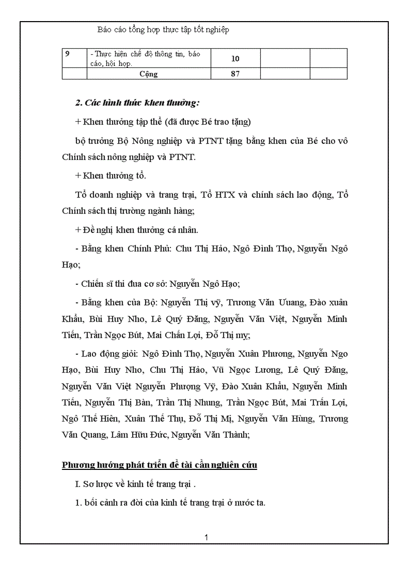 image for page Báo cáo thực tập tổng hợp của Bộ Nông nghiệp và phát triển nông thôn