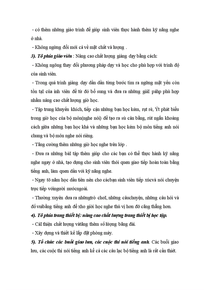 image for page Nguyên nhân và giải pháp khắc phục tâm lý ngại học môn nghe tiếng Anh đối với sinh viên năm thứ nhất ở các trường đại học