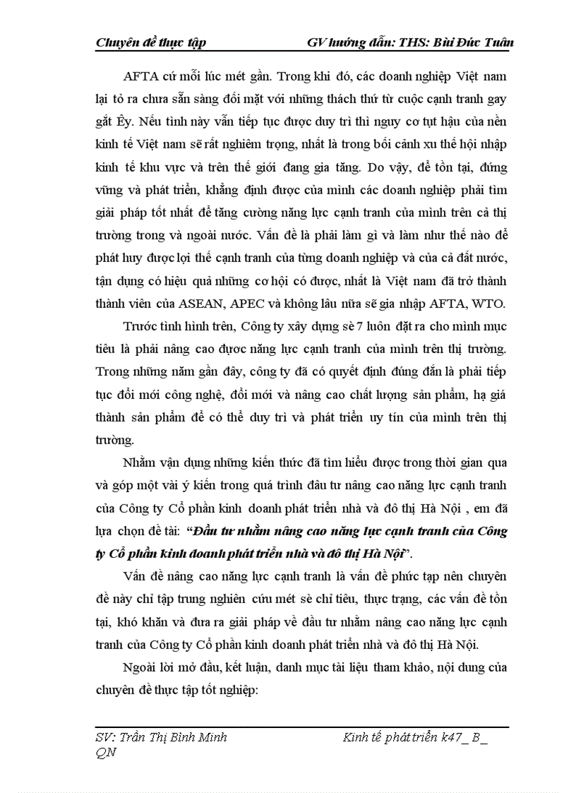 image for page Đầu tư nhằm nâng cao năng lực cạnh tranh của Công ty Cổ phần kinh doanh phỏt triển nhà và đụ thị Hà Nội