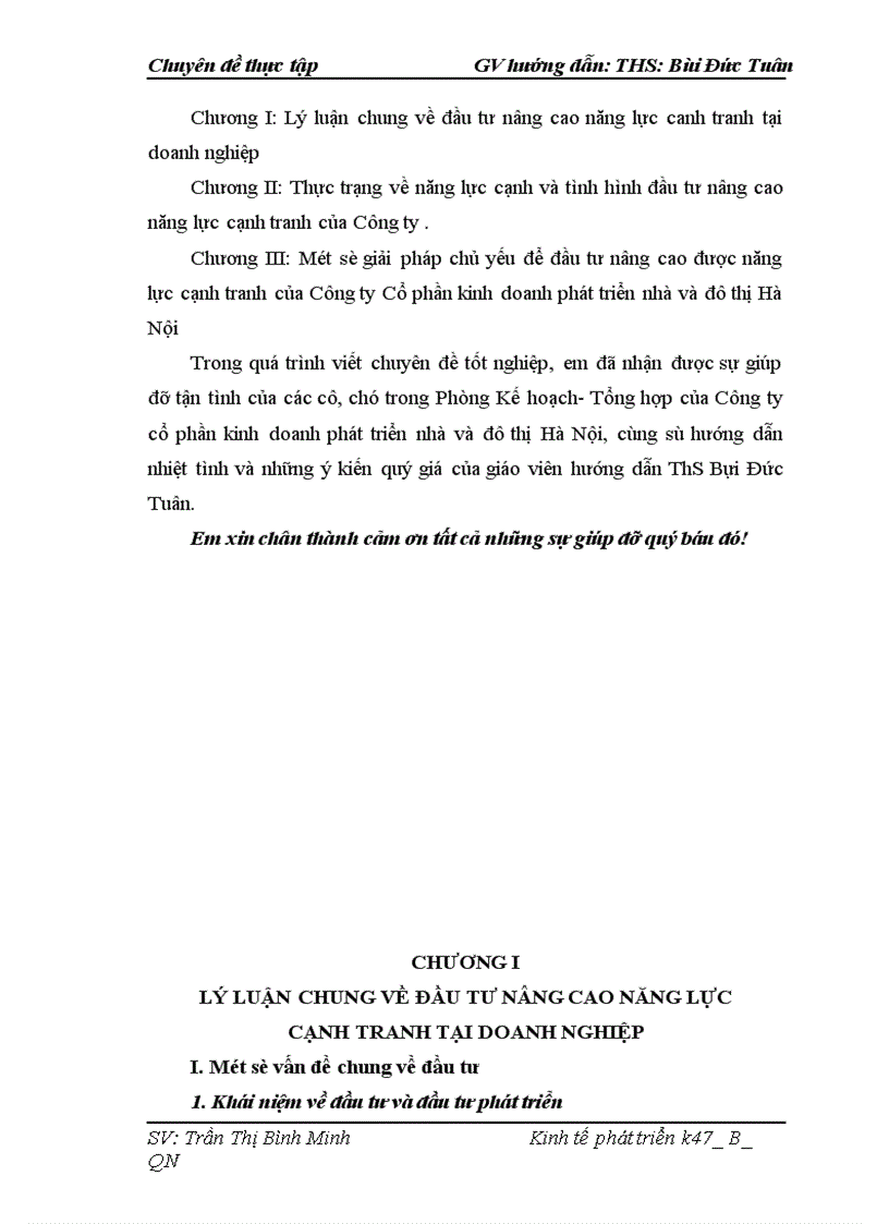 image for page Đầu tư nhằm nâng cao năng lực cạnh tranh của Công ty Cổ phần kinh doanh phỏt triển nhà và đụ thị Hà Nội