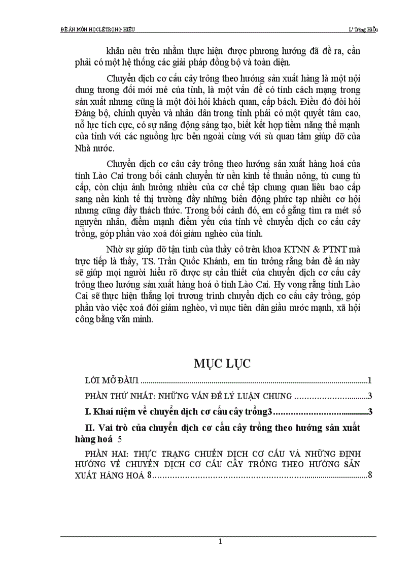 image for page Thực trạng chuển dịch cơ cấu và những định hướng về chuyển dịch cơ cấu cây trồng theo hướng sản xuất hàng hoá