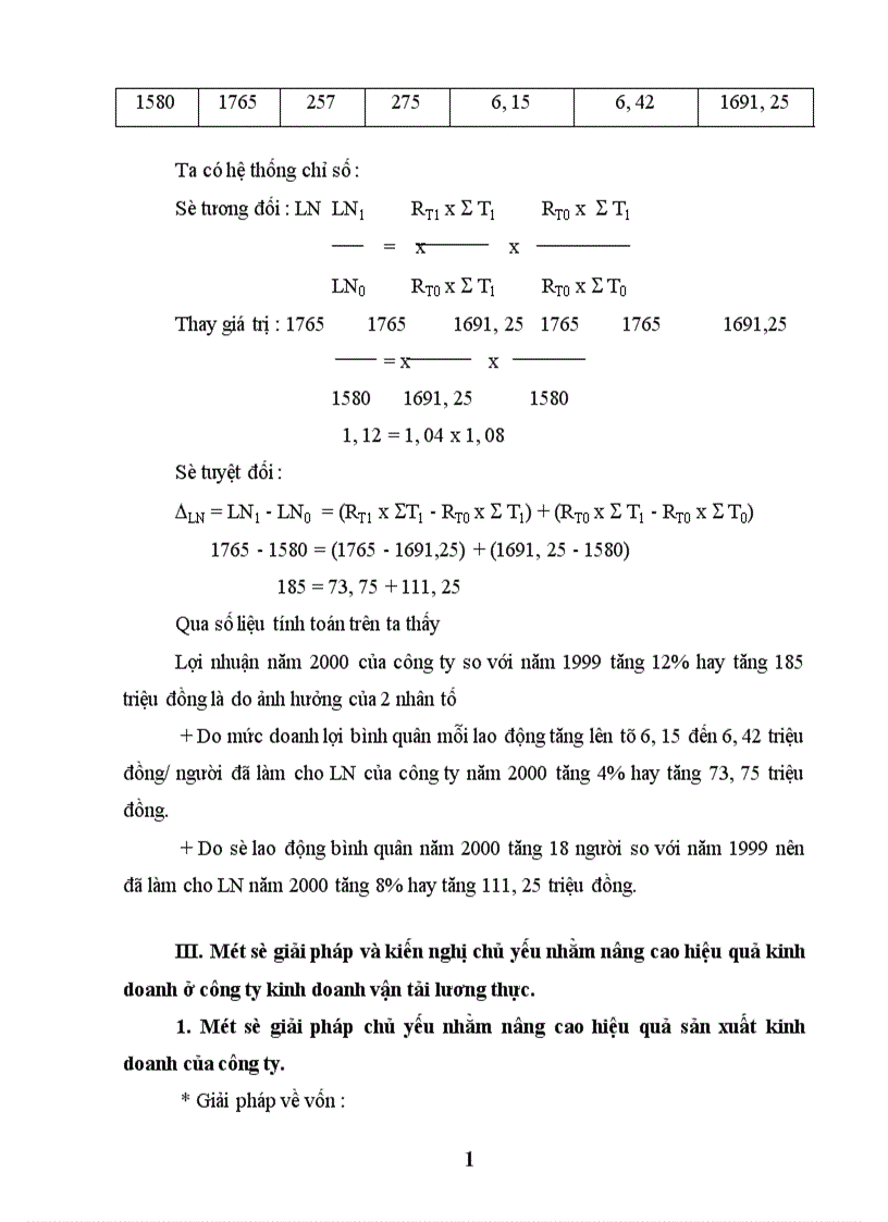image for page Sử dụng phương pháp thống kê trong việc đánh giá hiệu quả sản xuất kinh doanh ở công ty kinh doanh vận tải lương thực 1