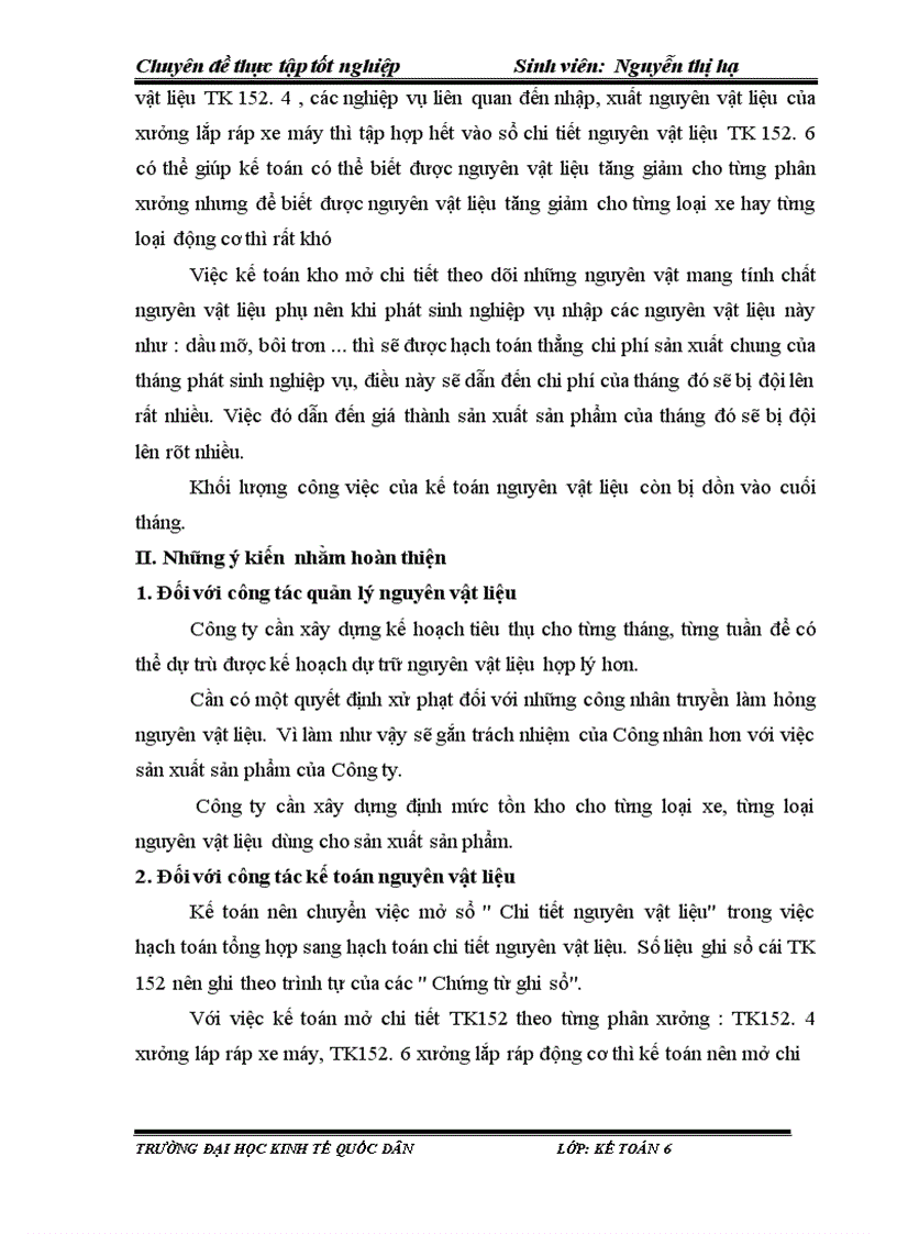 image for page Kế toỏn nguyờn vật liệu tại Cụng ty TNHH SX TM Một Thành Viên Tiến Minh