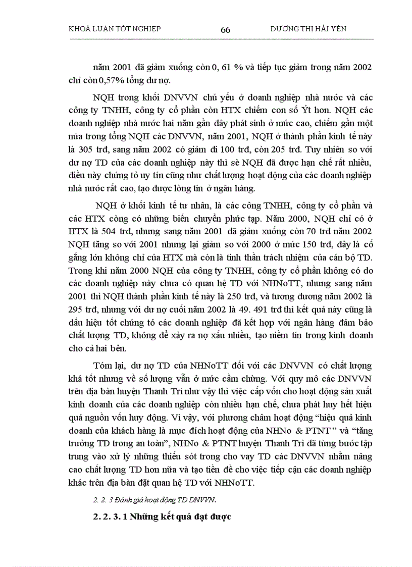 image for page Giải pháp mở rộng tín dụng đối với DNVVN tại NHNo PTNT huyện Thanh Trì Hà Nội 1