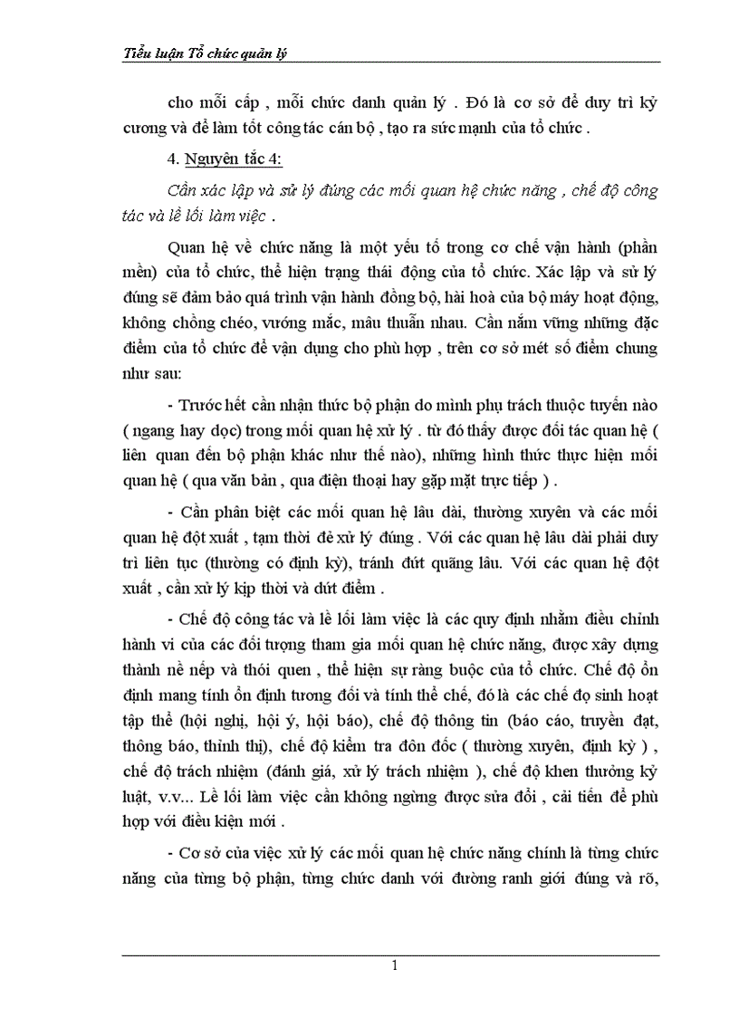 image for page Liên hệ thực tiễn doanh nghiệp để phân tích ý nghĩa và mối quan hệ biện chứng giữa 8 nguyên tắc cơ bản về tổ chức 1
