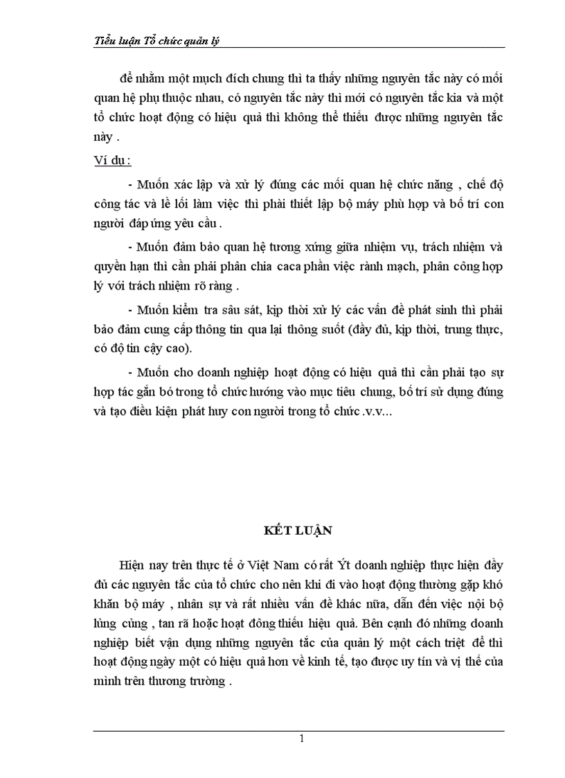 image for page Liên hệ thực tiễn doanh nghiệp để phân tích ý nghĩa và mối quan hệ biện chứng giữa 8 nguyên tắc cơ bản về tổ chức 1