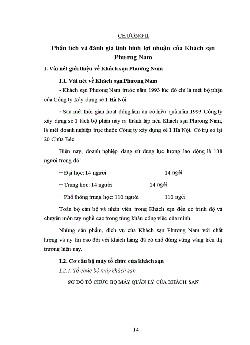 image for page Một số giải pháp nhằm nâng cao lợi nhuận của Khách sạn Phương Nam