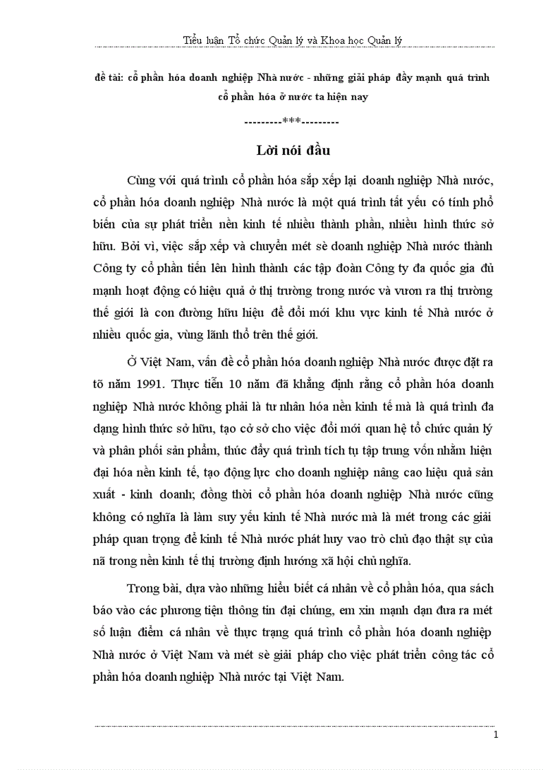 image for page Cổ phần hóa doanh nghiệp Nhà nước những giải pháp đầy mạnh quá trình cổ phần hóa ở nước ta hiện nay 1