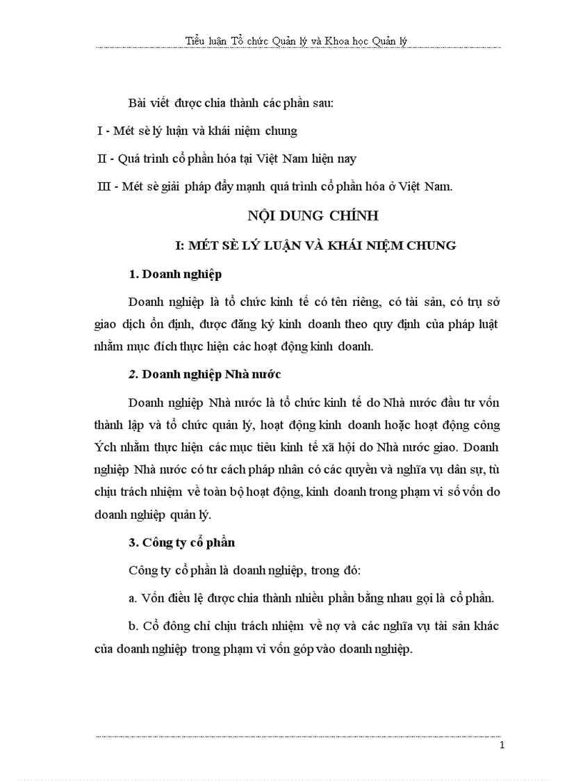 image for page Cổ phần hóa doanh nghiệp Nhà nước những giải pháp đầy mạnh quá trình cổ phần hóa ở nước ta hiện nay 1