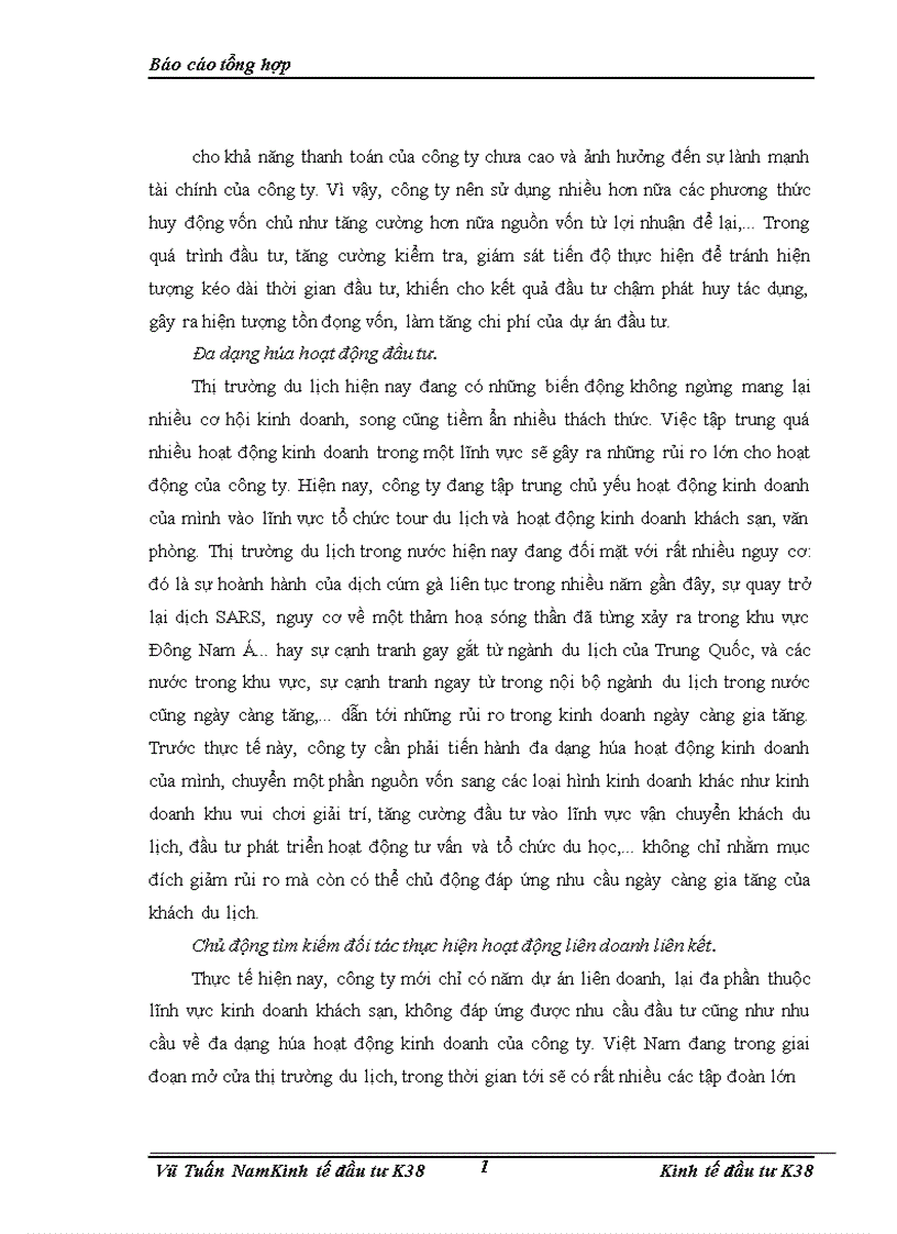 image for page Báo cáo thực tập tại Công ty du lịch cổ phần Bưu điện