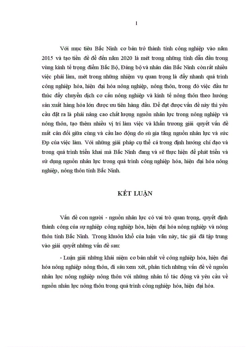 image for page Nguồn nhân lực trong quá trình công nghiệp hóa hiện đại hóa nông nghiệp nông thôn ở tỉnh Bắc Ninh