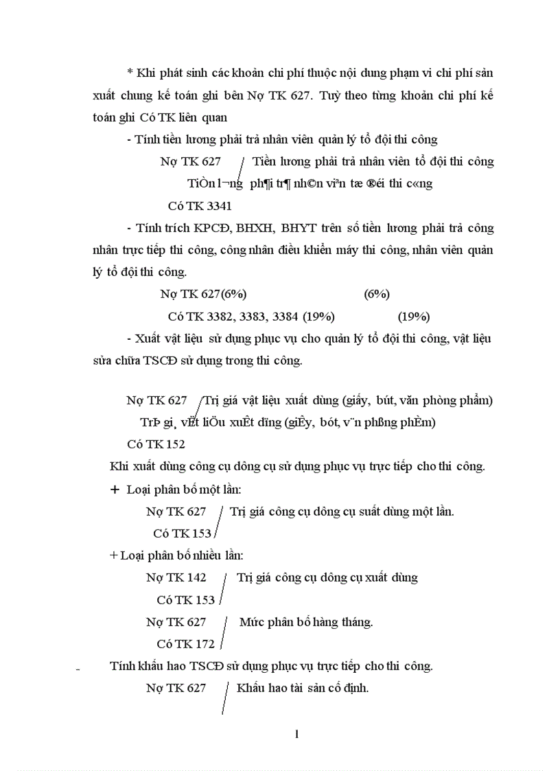 image for page Hạch toán chi phí sản xuất và tính giá thành sản phẩm xây lắp ở doanh nghiệp xây lắp 1