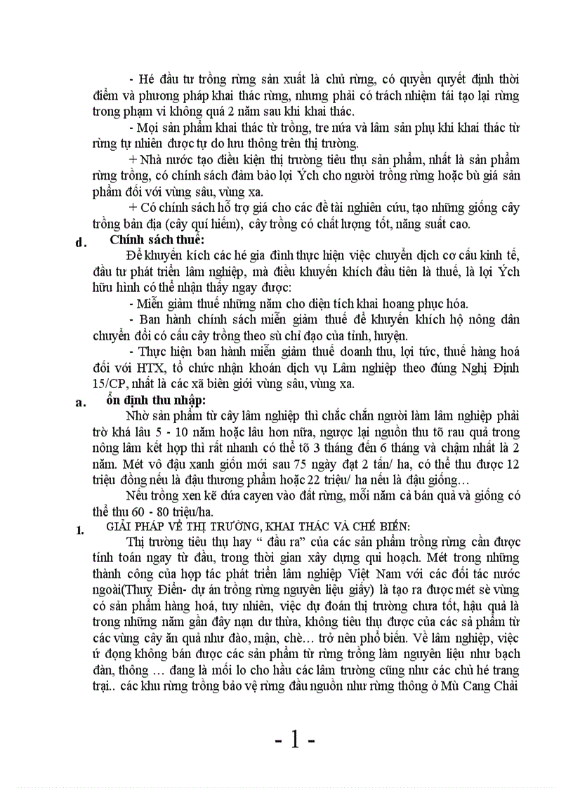 image for page Đầu tư phát triển lâm nghiệp vùng Tây Bắc Việt Nam Cơ hội và giải pháp 1