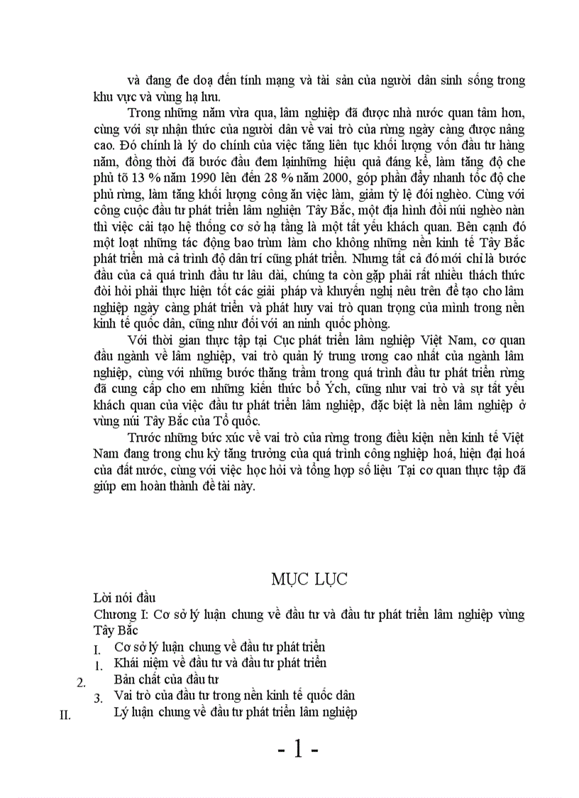 image for page Đầu tư phát triển lâm nghiệp vùng Tây Bắc Việt Nam Cơ hội và giải pháp 1