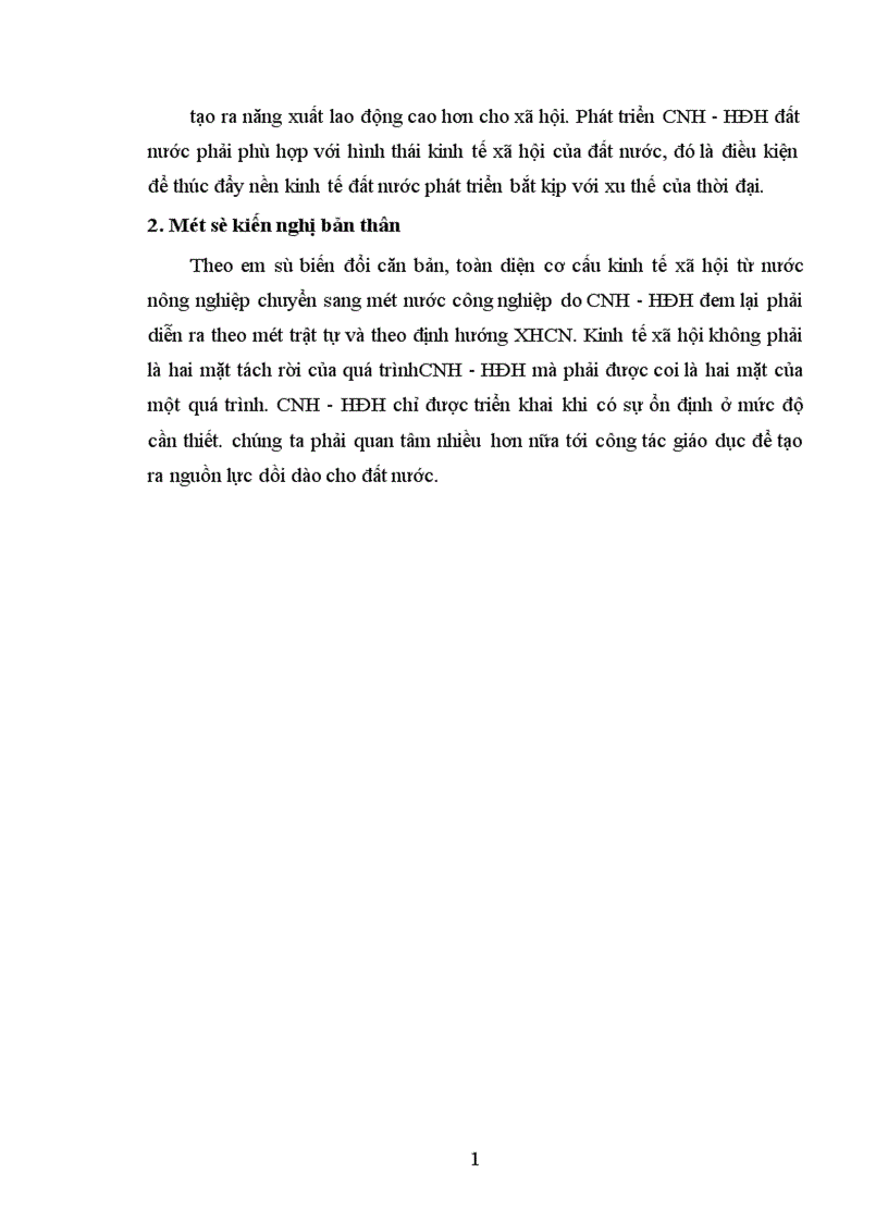 image for page Tiền đề tiến hành công nghiệp hóa hiện đại hoá ở Việt Nam hiện nay 1