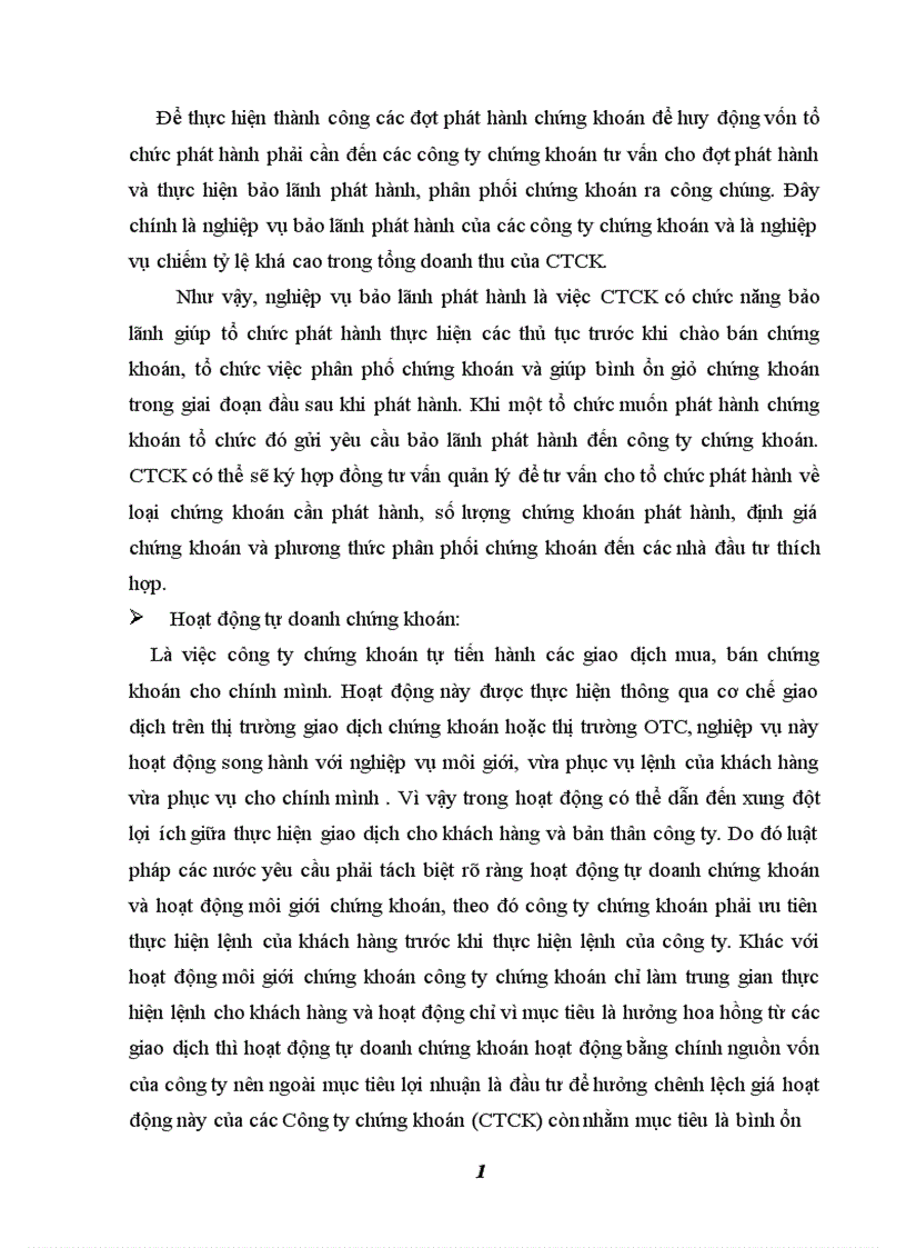 image for page Hoàn thiện hoạt động bảo lãnh phát hành chứng khoán tại Công ty chứng khoán Ngân hàng Đầu tư và Phát triển Việt Nam 1