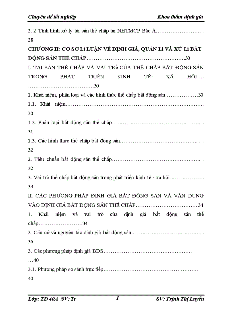 image for page Hoàn thiện công tác định giá quản lý và xử lý bất động sản thế chấp tại Ngân hàng thương mại cổ phần Bắc Á NHTMCP Bắc Á