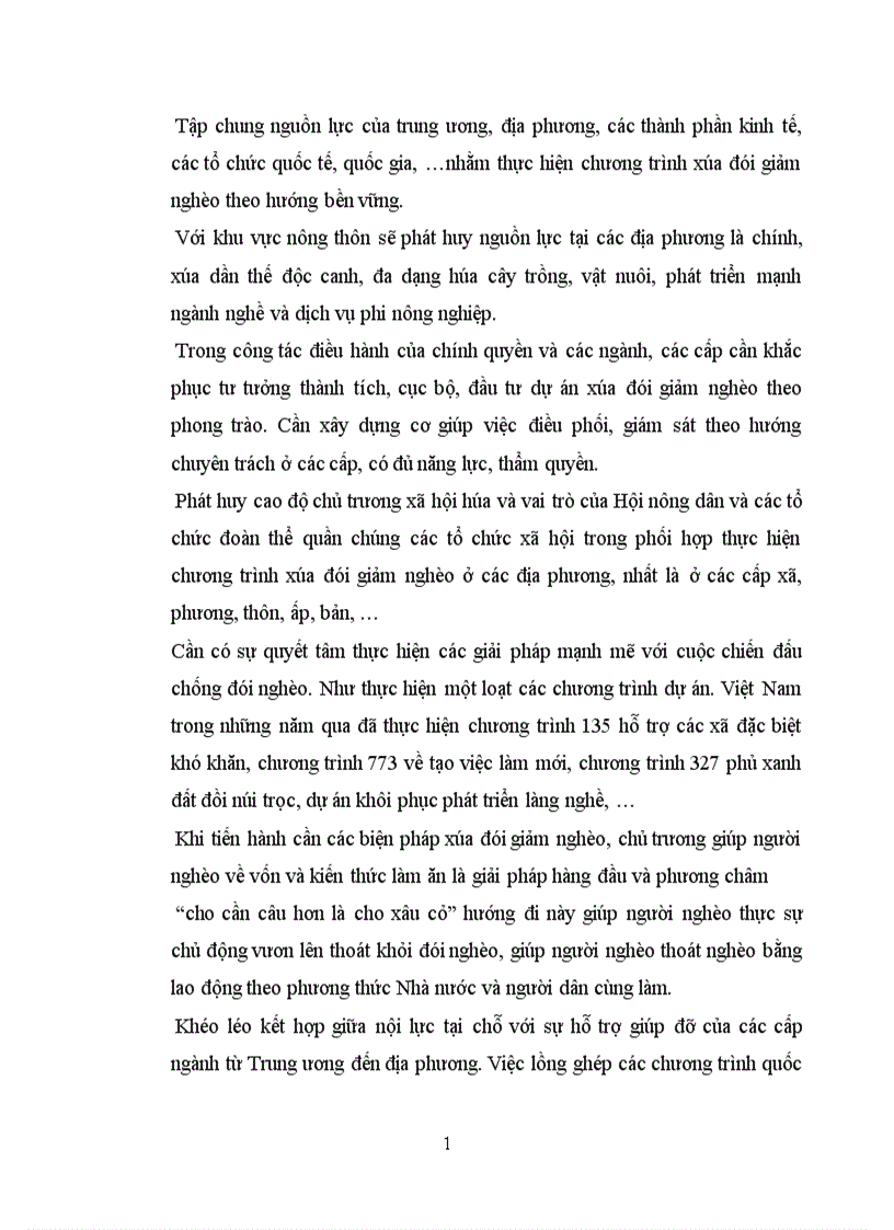 image for page Vấn đề xóa đói giảm nghèo ở nước ta hiện nay