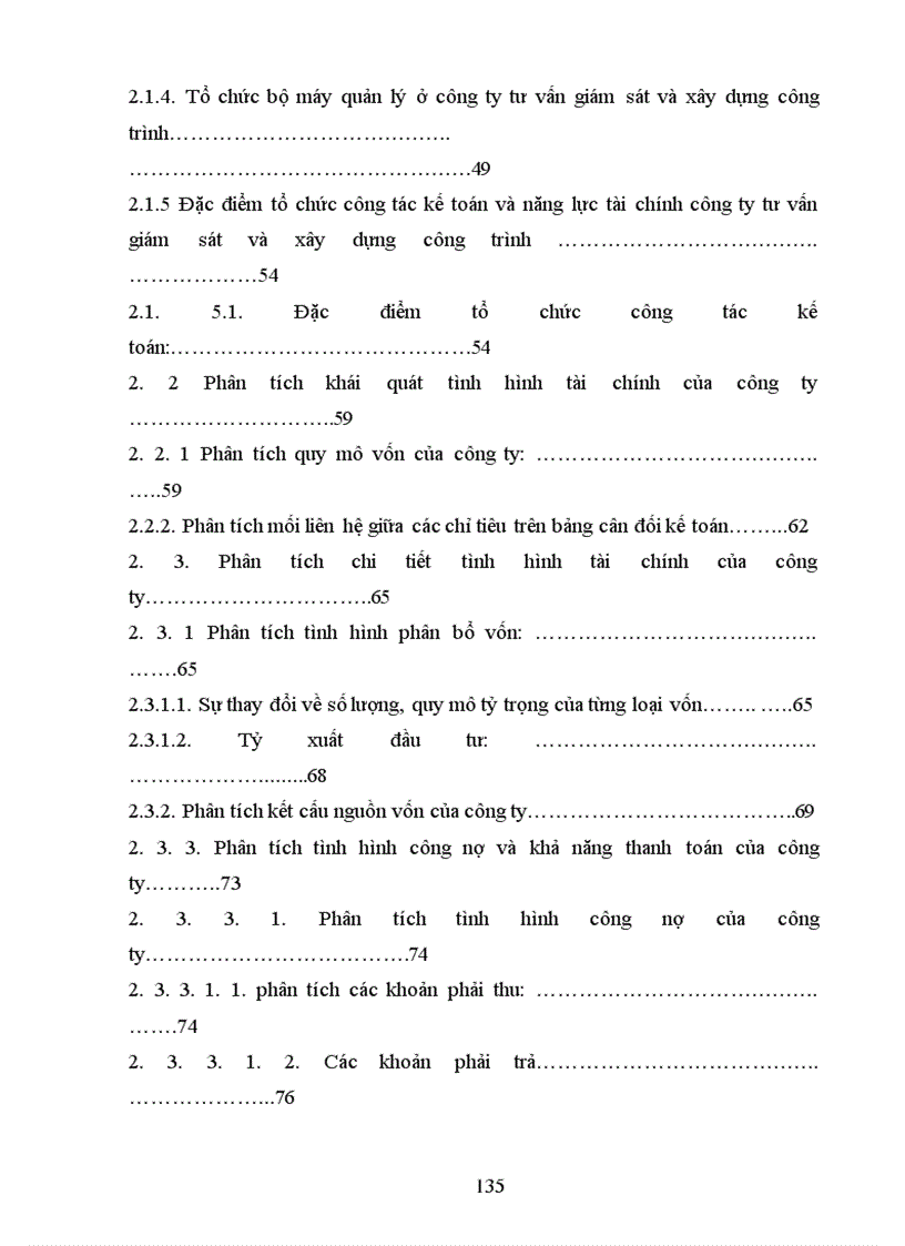 image for page Phân tích tình hình tài chính Công tư vấn giám sát và xây dựng công trình