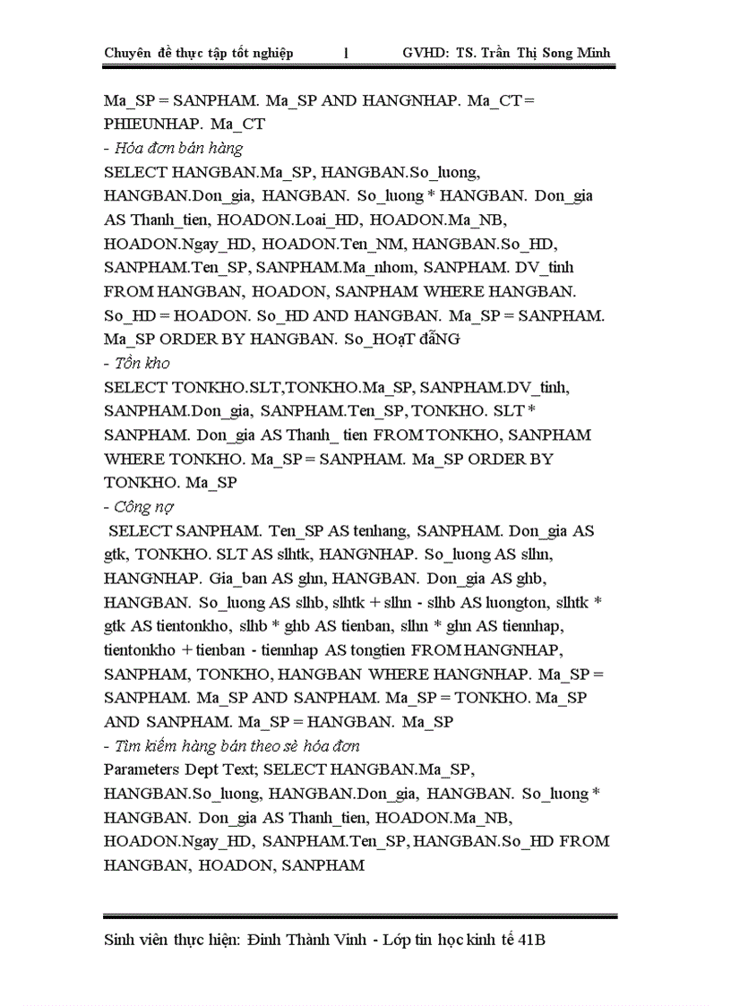 image for page Xây dựng chương trình quản lý bán hàng tại cửa hàng sách 292Tây Sơn Hà Nội