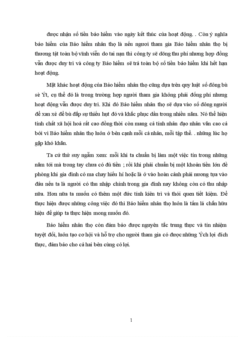 image for page Bàn về nghiệp vụ Bảo hiểm nhân thọ và các loại hình Bảo hiểm nhân thọ đang được triển khai ở Việt Nam hiện nay 1