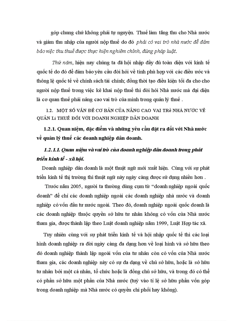 image for page Nâng cao vai trò Nhà nước về quản lý thuế đối với doanh nghiệp dân doanh lấy ví dụ ở Hà Nội