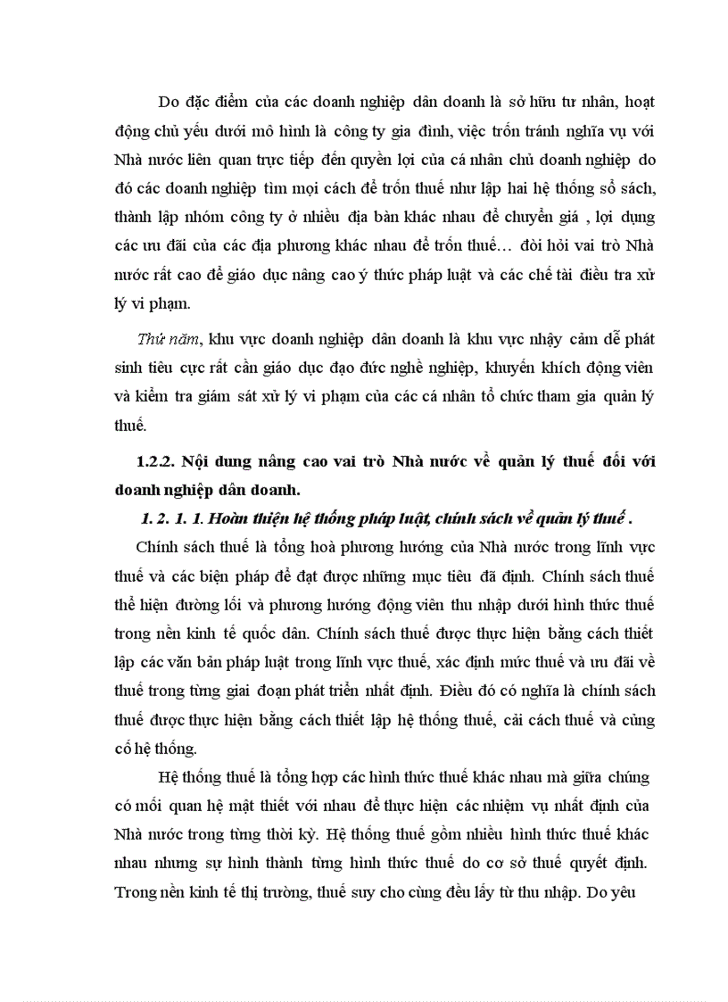 image for page Nâng cao vai trò Nhà nước về quản lý thuế đối với doanh nghiệp dân doanh lấy ví dụ ở Hà Nội