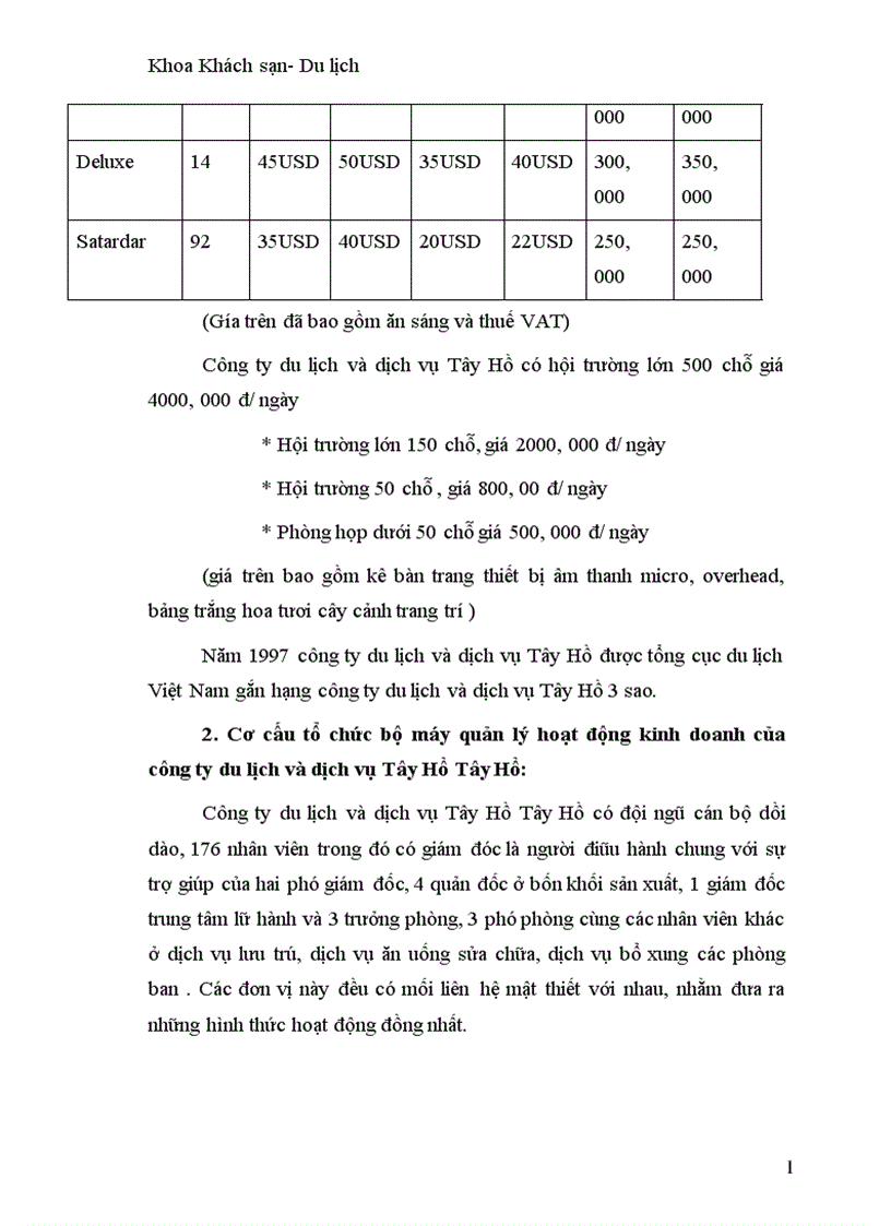 image for page Một số giải pháp nhằm mở rộng thị trường kinh doanh của công ty du lịch và dịch vụ Tây Hồ