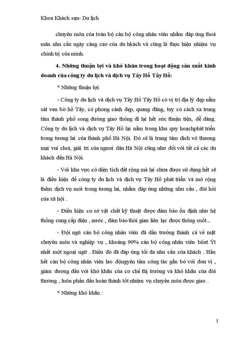 image for page Một số giải pháp nhằm mở rộng thị trường kinh doanh của công ty du lịch và dịch vụ Tây Hồ