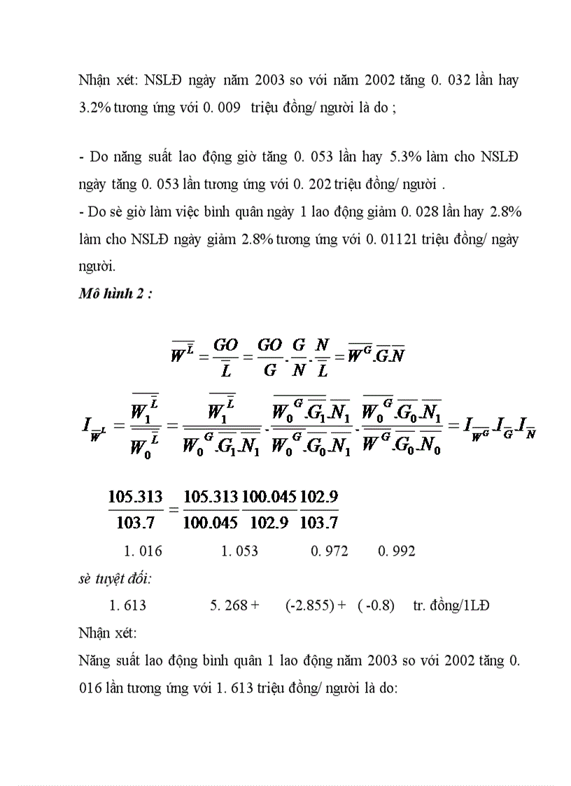 image for page Vận dụng một số phương pháp thống kê phân tích năng suất lao động và các nhân tố ảnh hưởng của công ty Cổ phần Bắc Nam 1