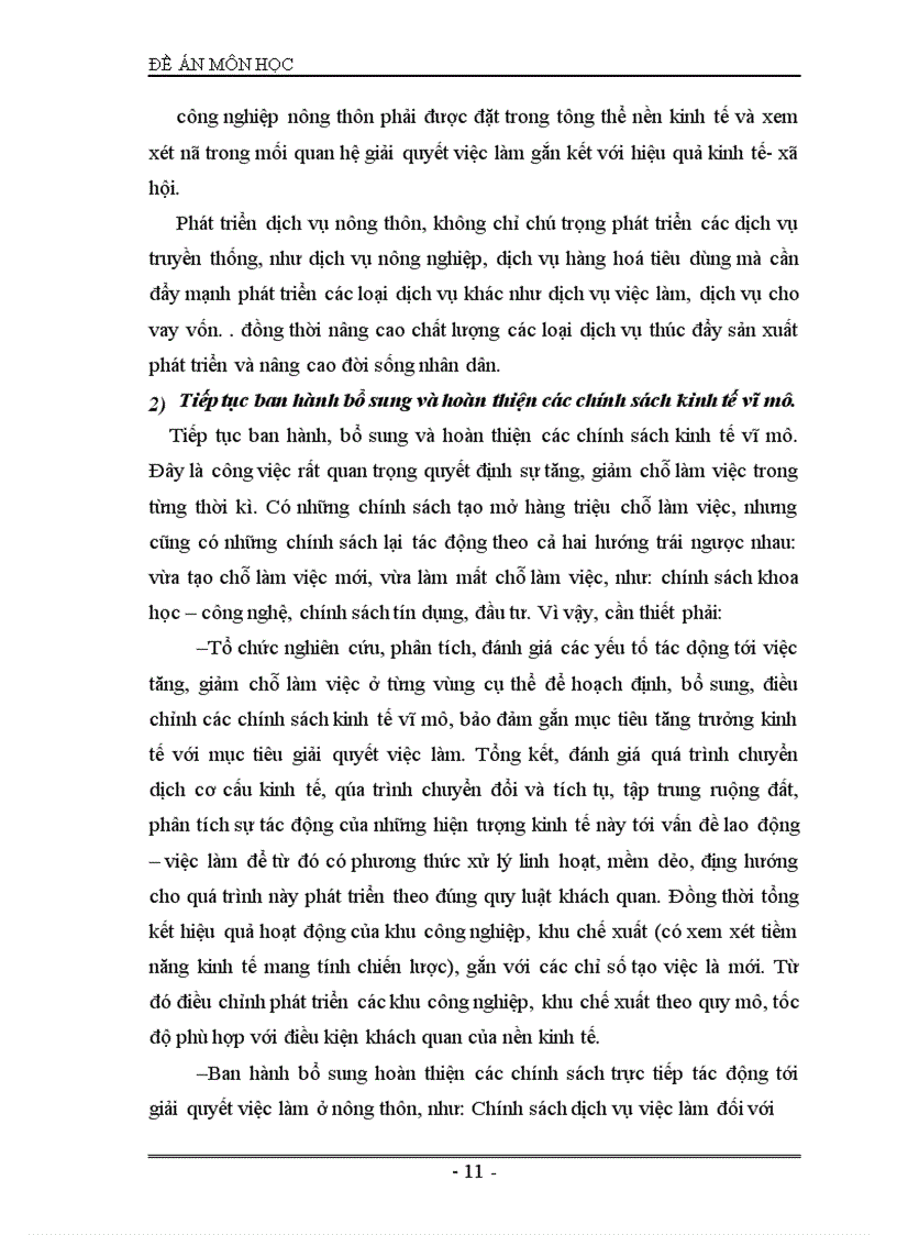 image for page Giải pháp giải quyết và tạo việc làm ở nông thôn