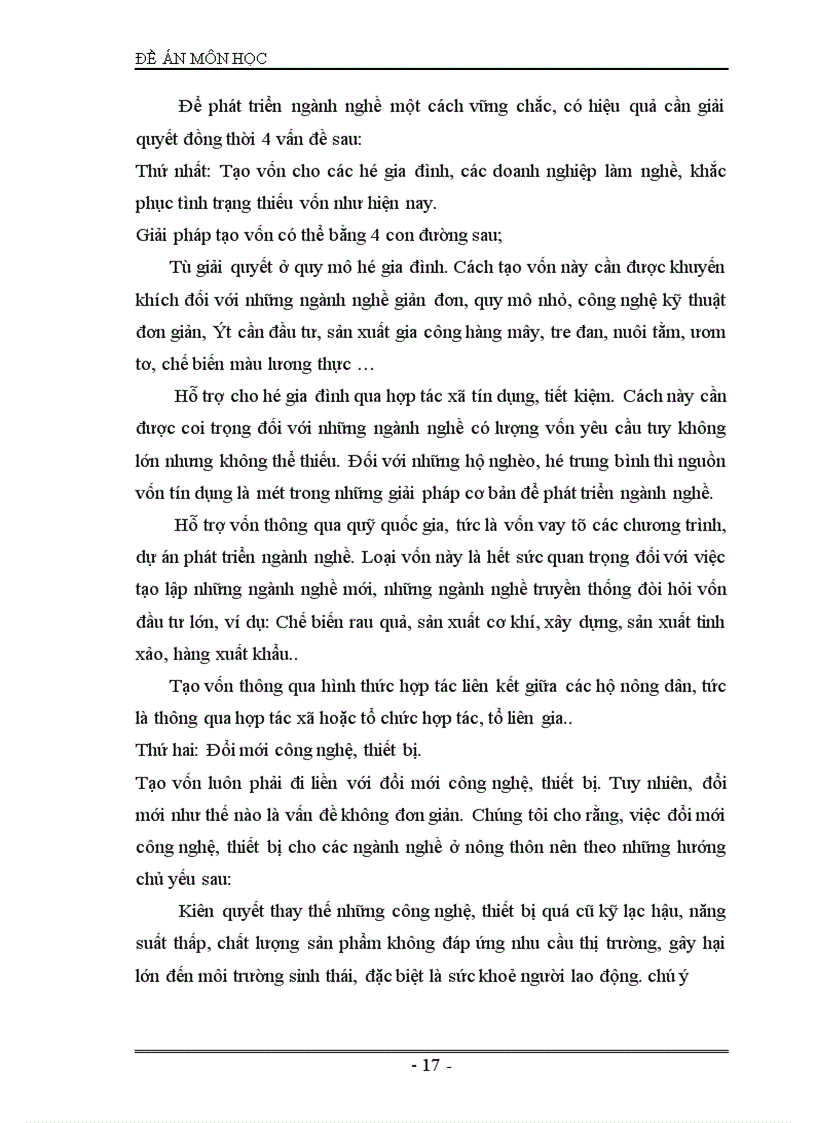 image for page Giải pháp giải quyết và tạo việc làm ở nông thôn