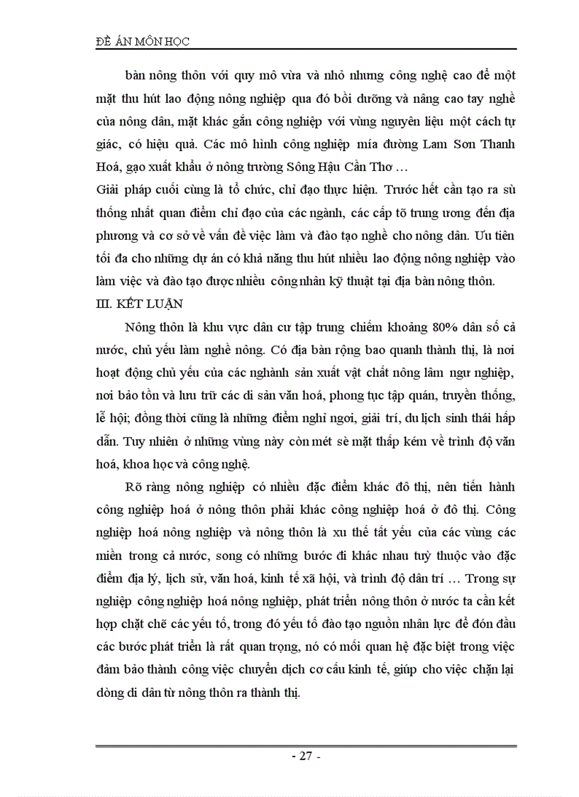 image for page Giải pháp giải quyết và tạo việc làm ở nông thôn