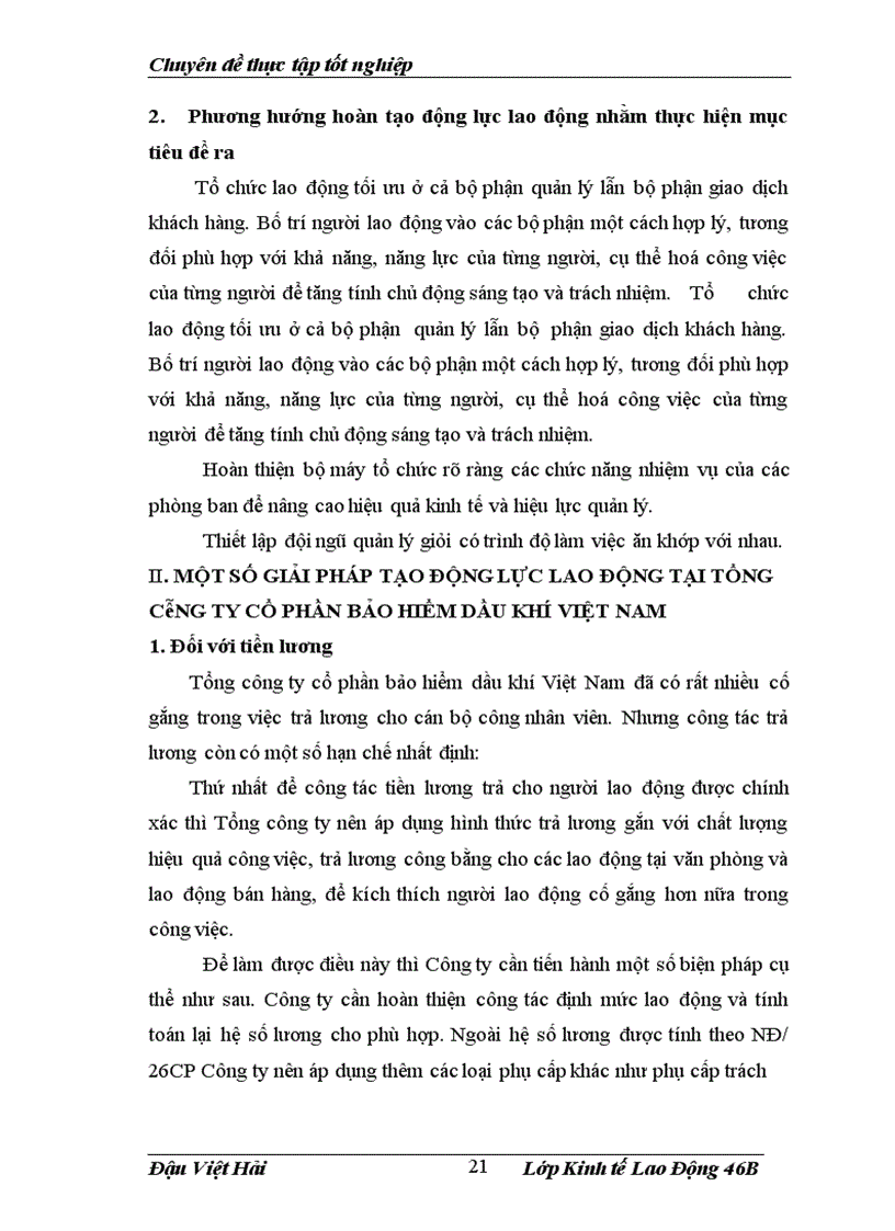 image for page Hoàn thiện công tác tạo động lực tại Tổng công ty cổ phần bảo hiểm dầu khí Việt Nam 1