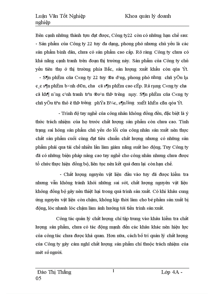 image for page Chất lượng sản phẩm với việc nâng cao khả năng cạnh tranh ở công ty 22